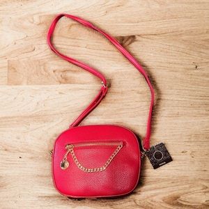 3/$15 *NWT* Kmart Red & Gold Mini Crossbody Bag